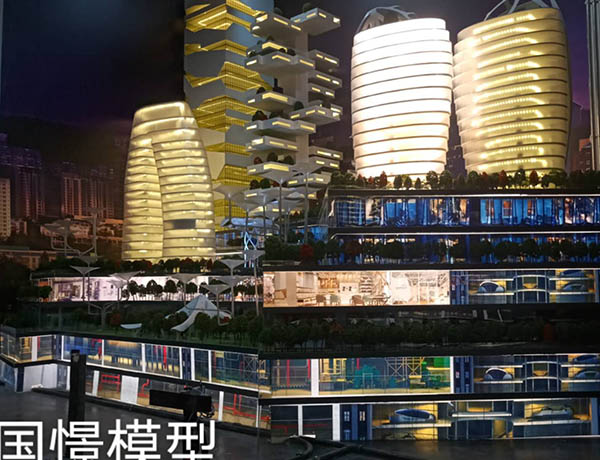 图们市建筑模型